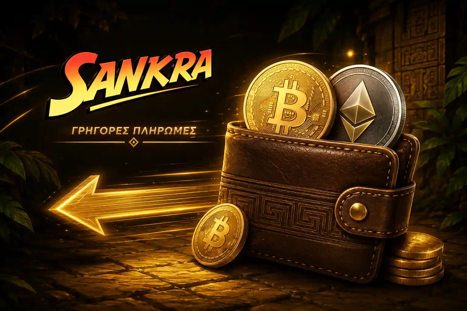 Κρυπτονομίσματα στο Sankra Casino